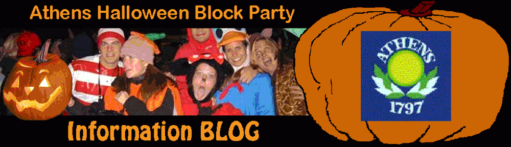 Athens Halloween Block Party Information Blog